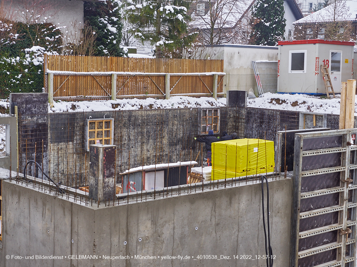 14.12.2022 - Neubau eines Mehrfamilienhause in der Niederalmstraße 16 in Neuperlach-Trudering